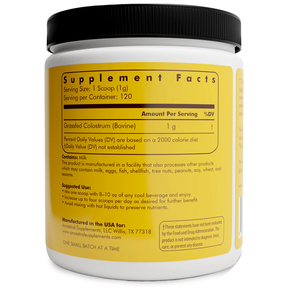 Wholesale Fed Beef Colostrum - 30 sticks