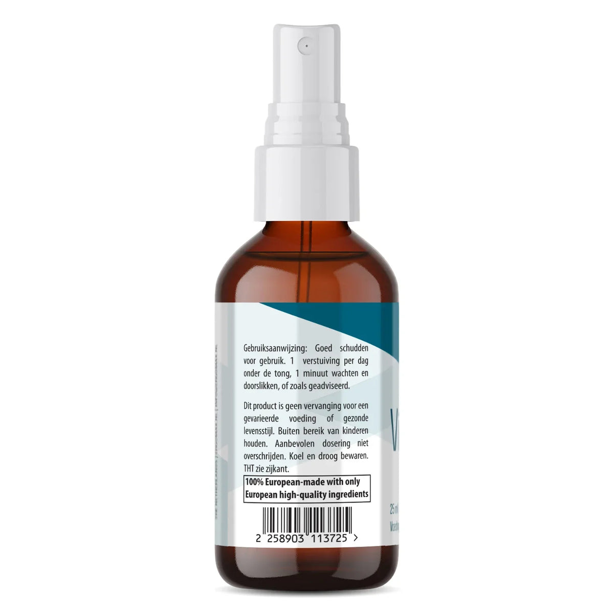 Vitamin B12 spray with methylcobalamin and adenosylcobalamin in its packaging