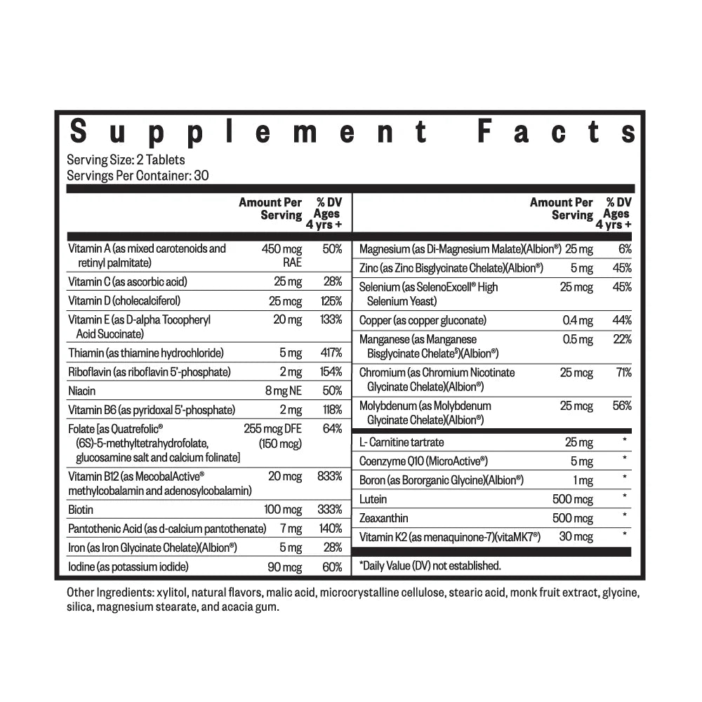 Kids Multivitamin - 60 chewable tablets