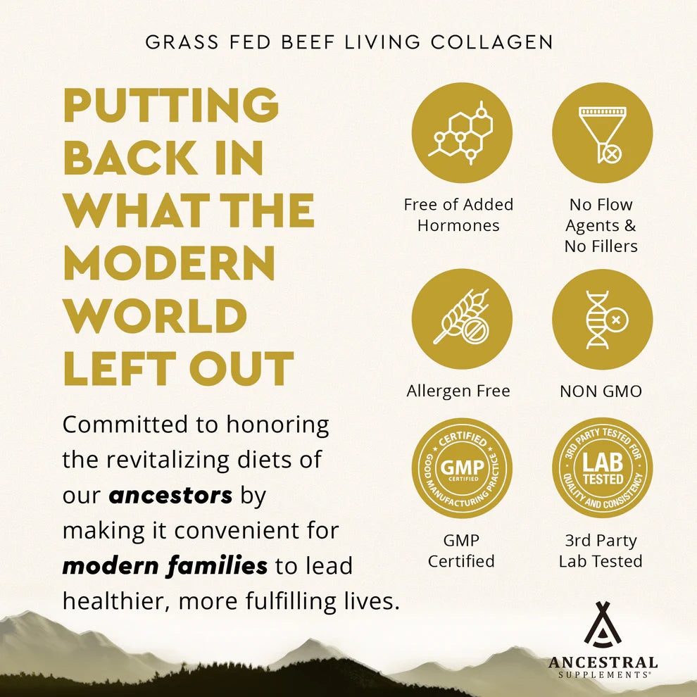Grass-Fed Bovine Collagen - 180 capsules