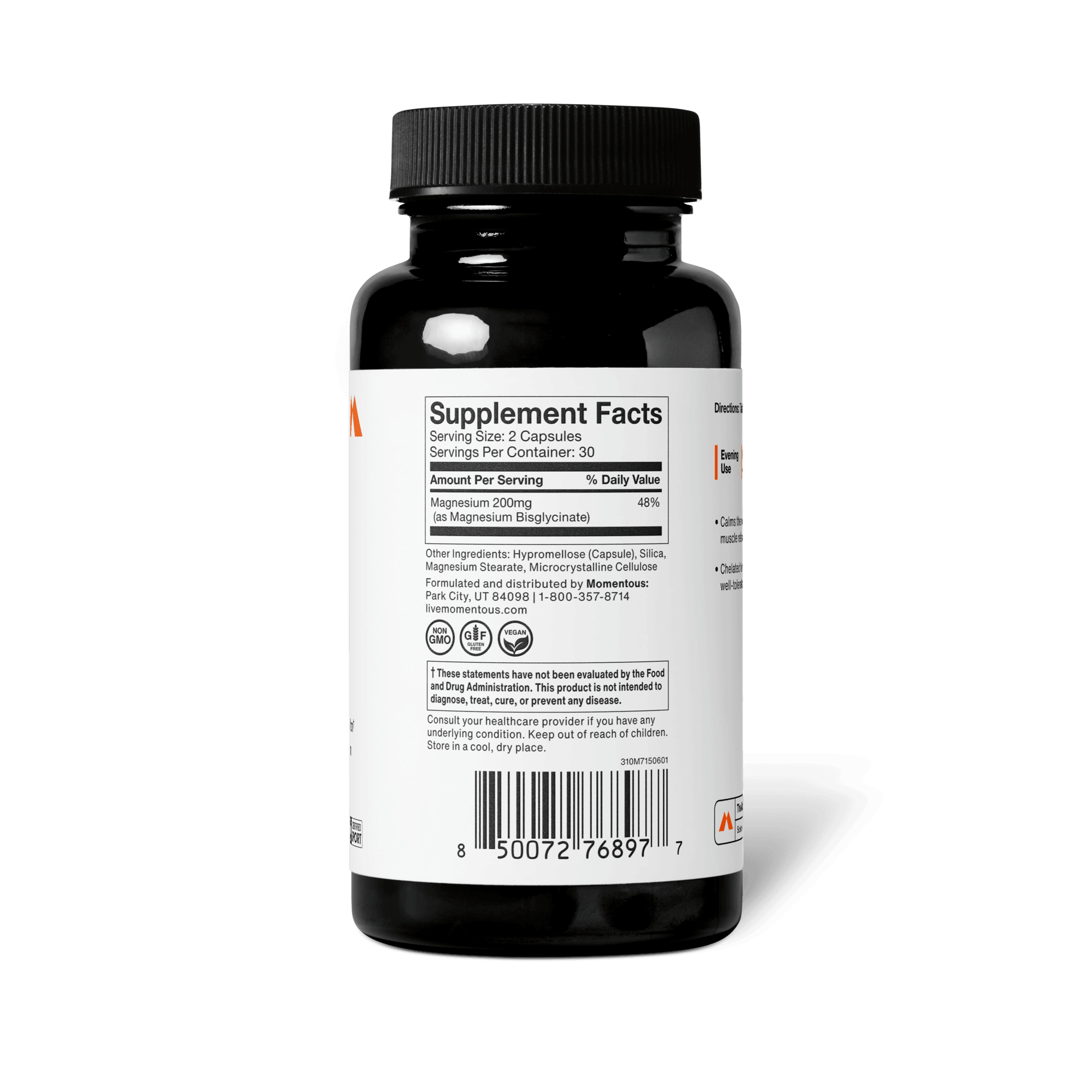 Magnesium bisglycinate - 30 capsules