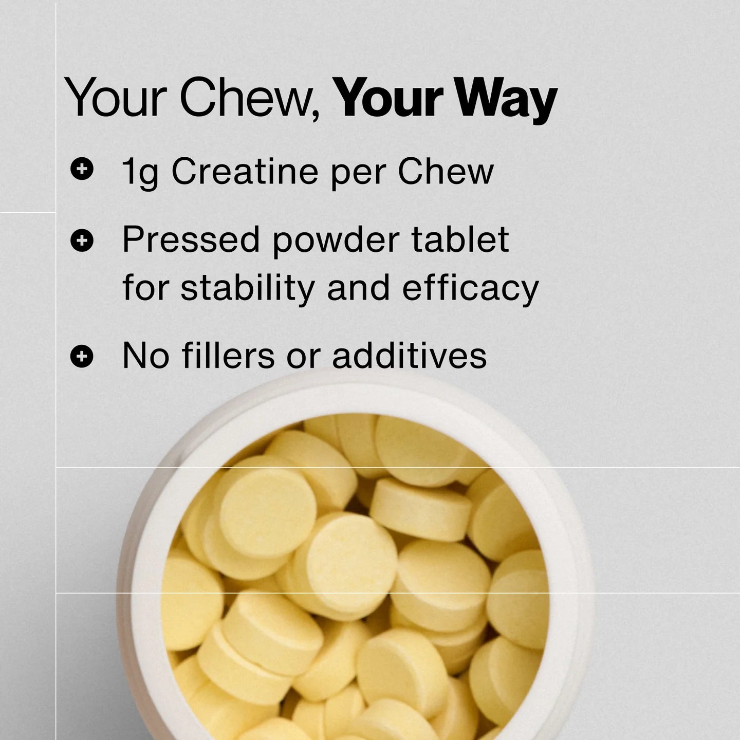 Creatine Chews - 150 chewable tablets