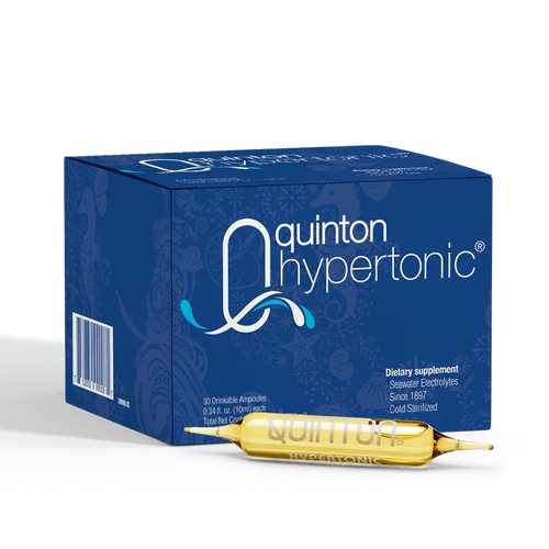 Quinton Hypertonic Water - 30 Electrolyte Ampoules