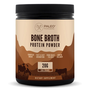 Bone broth powder from grass-fed cattle – 500 gram pack