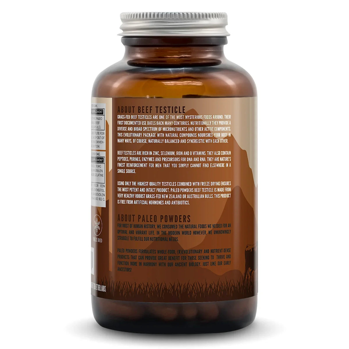 Beef testicle capsules from grass-fed cattle – pack of 180 capsules