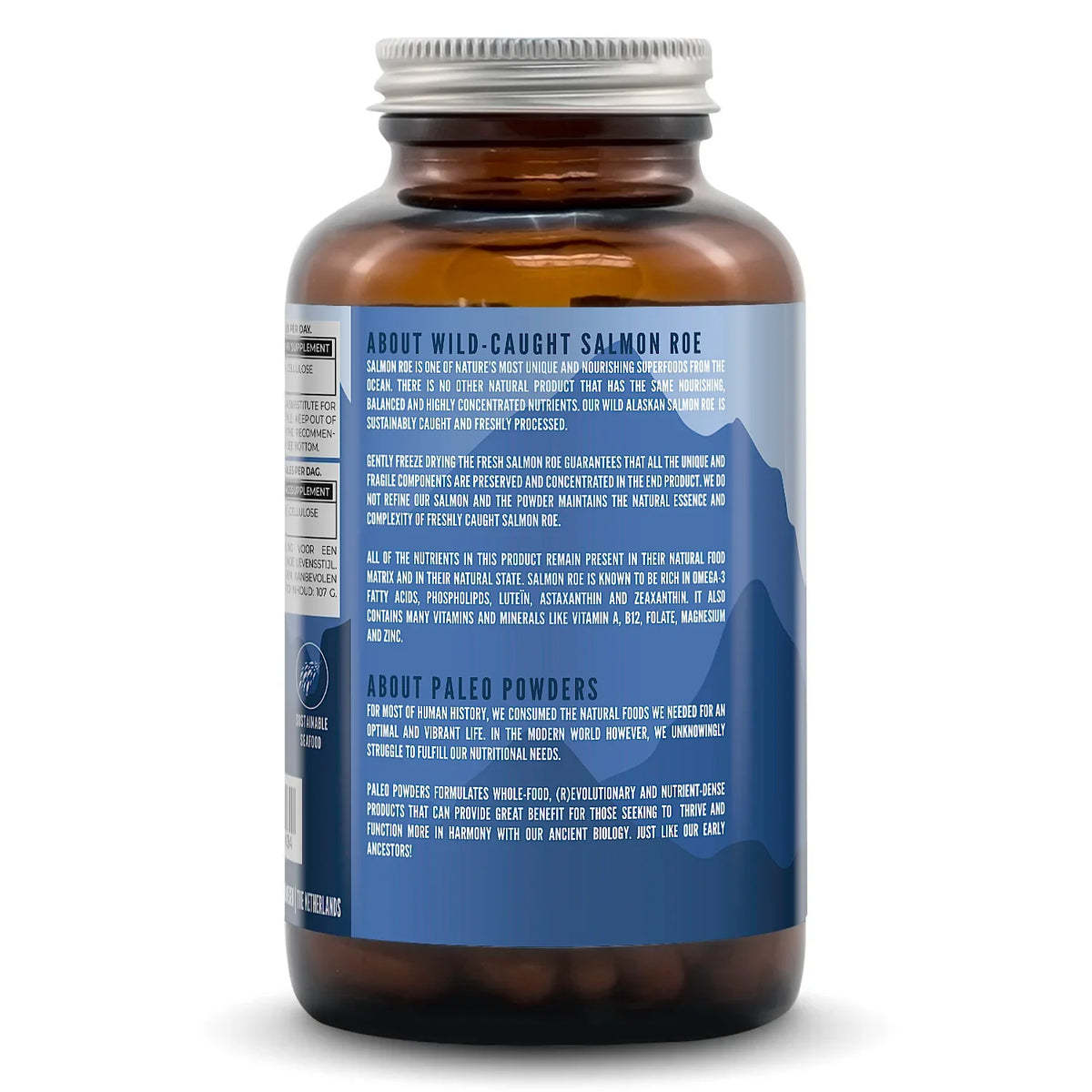 Wild salmon roe capsules - pack of 180 capsules