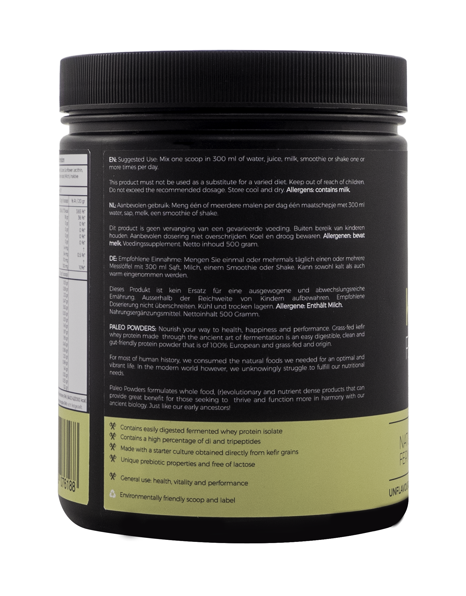 Kefir Whey - Fermented Protein Powder - 500 grams