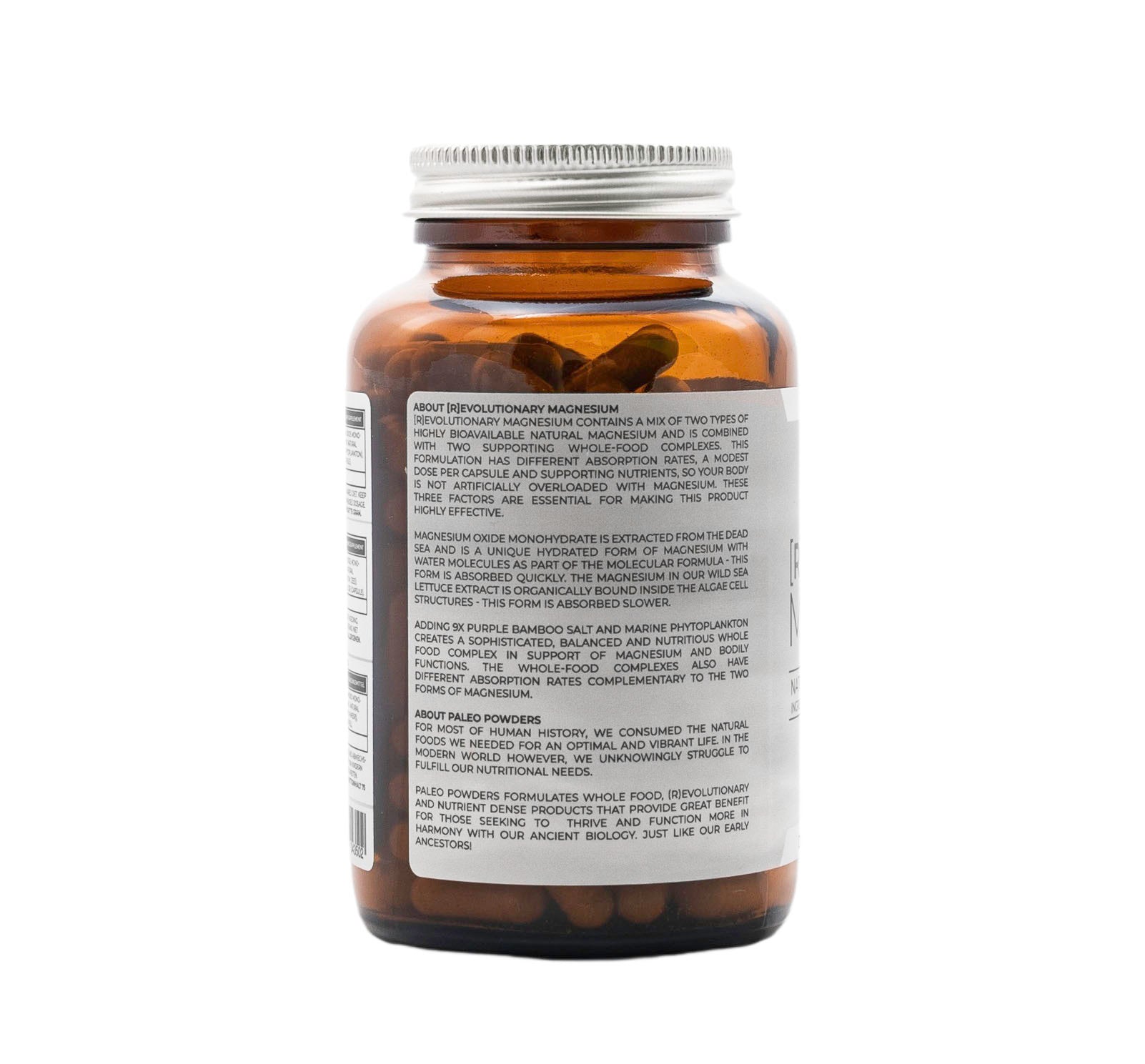 Magnesium - 100% Natural - 180 capsules