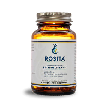 Extra virgin ratfish liver oil capsules - pack of 90 softgels