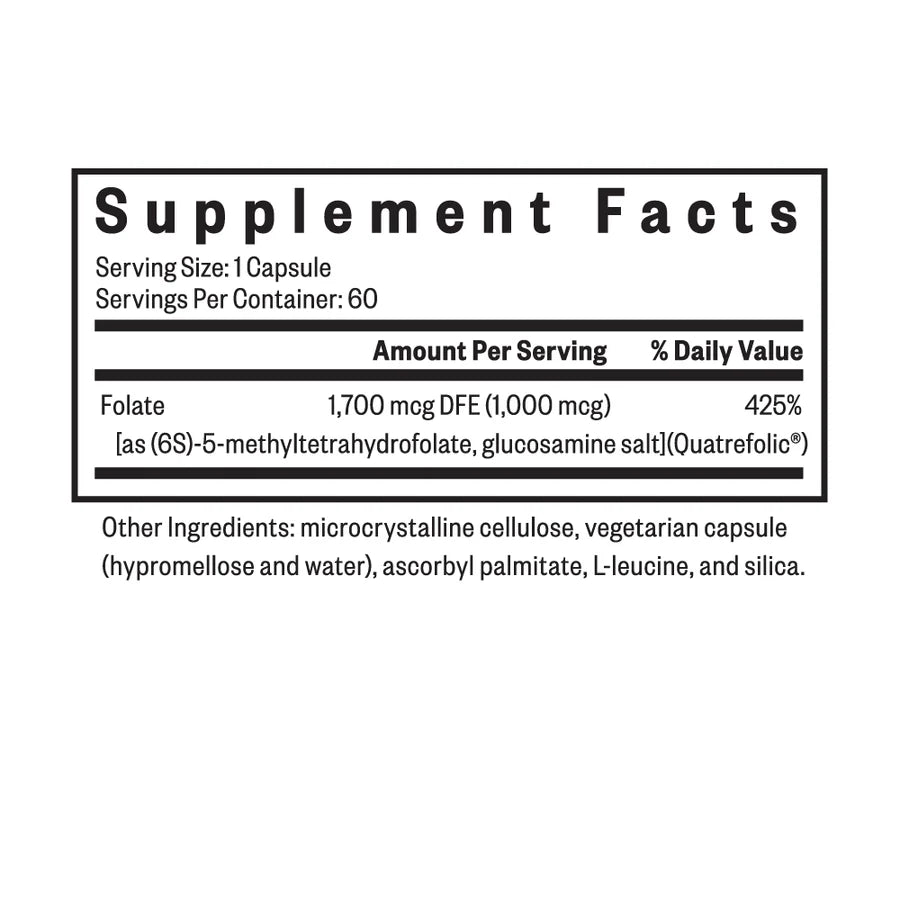 L-Methylfolate - 60 capsules