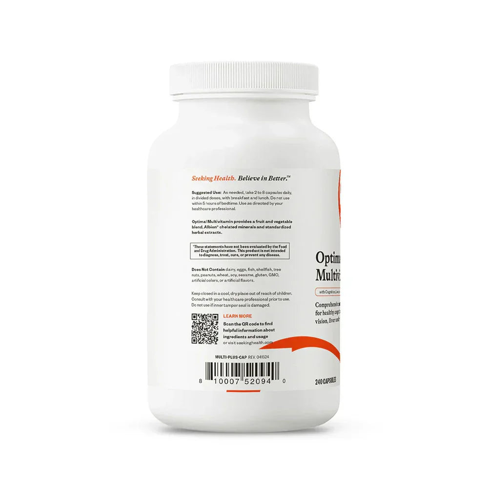 Optimal multivitaminen capsules - verpakking met 240 capsules