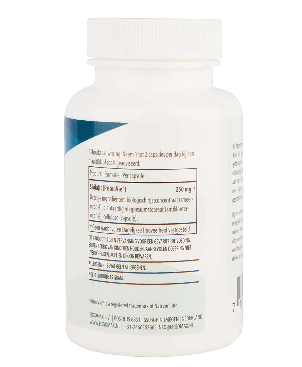 Shilajit - Primavie® - Ergomax