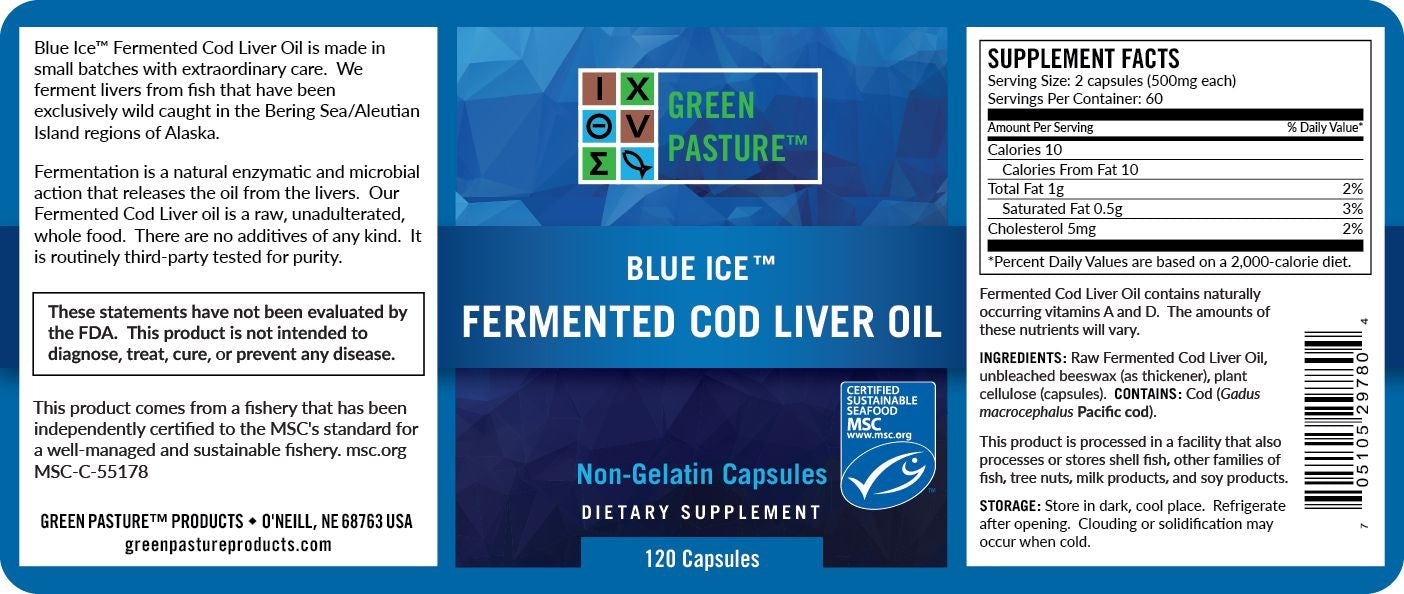Gefermenteerde Kabeljauw Levertraan - Capsules - Ergomax