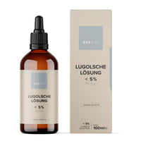 Lugol’s jodium 5% oplossing in verpakking