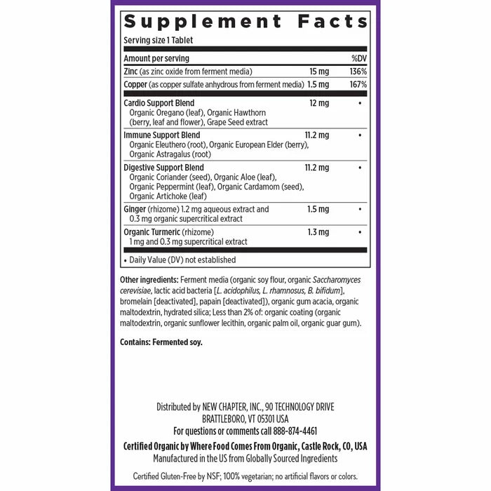 Fermented Zinc complex - 30 tablets