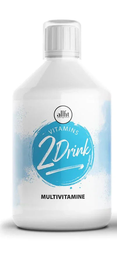 Liquid multivitamin supplement in a bottle