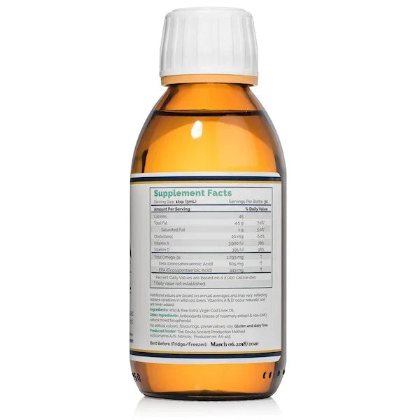 Extra Virgin Cod Liver Oil - Liquid