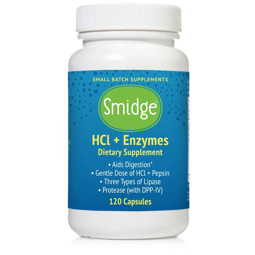 HCl + Enzymes - 120 vegetarian capsules