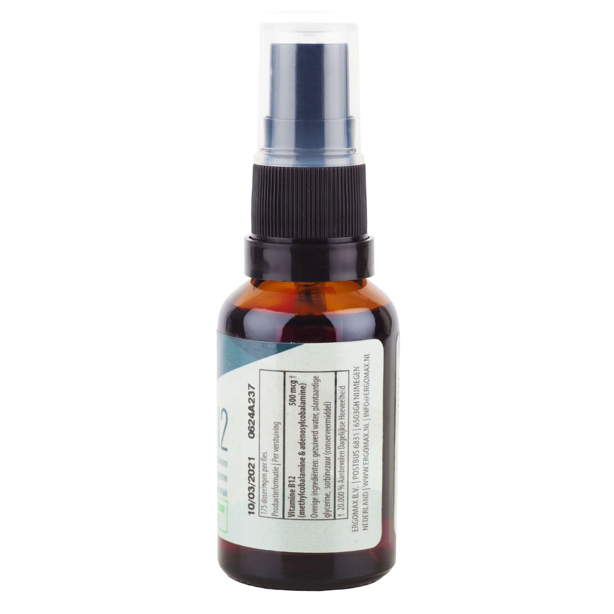 Vitamine B12 Spray - Methylcobalamine & Adenosylcobalamine - Ergomax