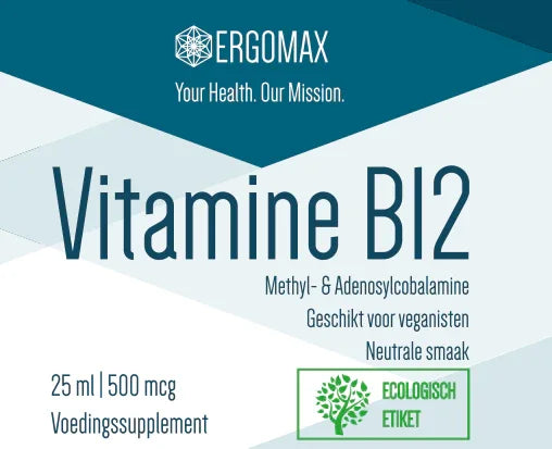 Vitamin B12 spray with methylcobalamin and adenosylcobalamin in its packaging