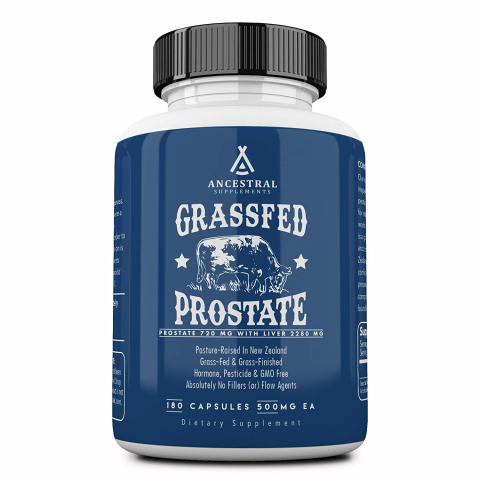 Ancestral Supplements - Grassfed Bovine Prostate - 180 capsules