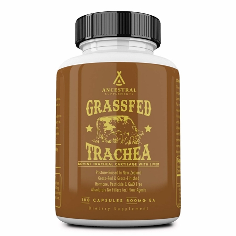Ancestral Supplements - Grass-fed Trachea - 180 capsules