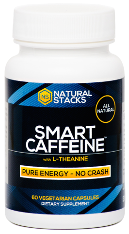 Natural Stacks - Caffeine - Smart Caffeine - 60 vegetarian capsules