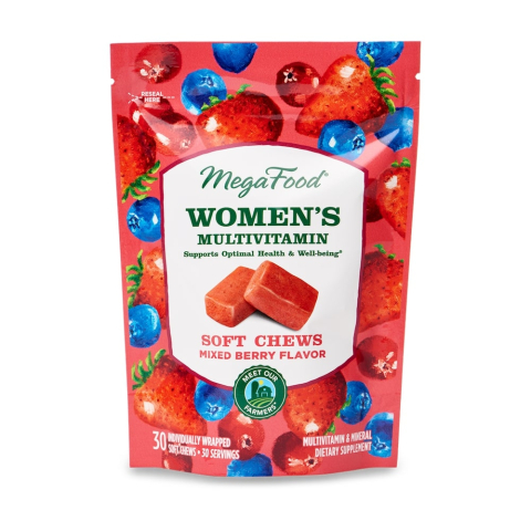 Women's Multivitamine Soft Chew Gummies - Mixed Berry