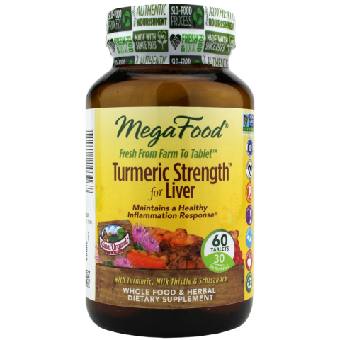 MegaFood - Turmeric Strength™ for Liver - 60 tabletten
