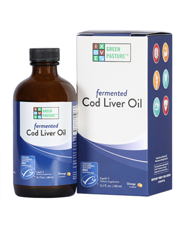  Liquid Fermented Cod Liver Oil - Oslo Orange