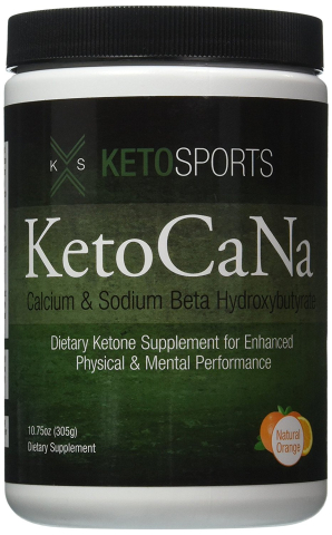 KetoCaNa - Exogenous Ketones - Beta-Hydroxybutyrate - Orange - Powder - 305 grams