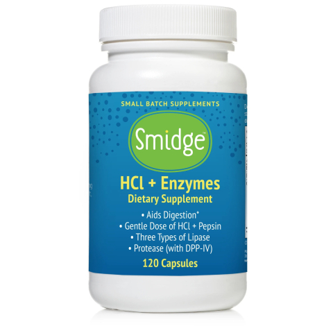HCl + Enzymes - Smidge™ (formerly GutZyme™ HCl)