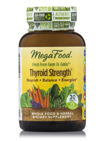 MegaFood - Thyroid Strength - Natuurlijke Schildklier Formulering - 30 tabletten