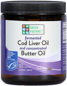 Green Pasture - Fermented Cod Liver Oil / Butter Oil Blend - Gel - Chocolate - 180 ml